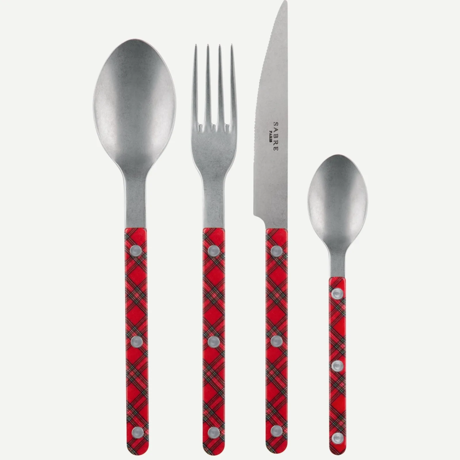 Sabre Paris Bistrot Vintage Tartan, Rouge Discount