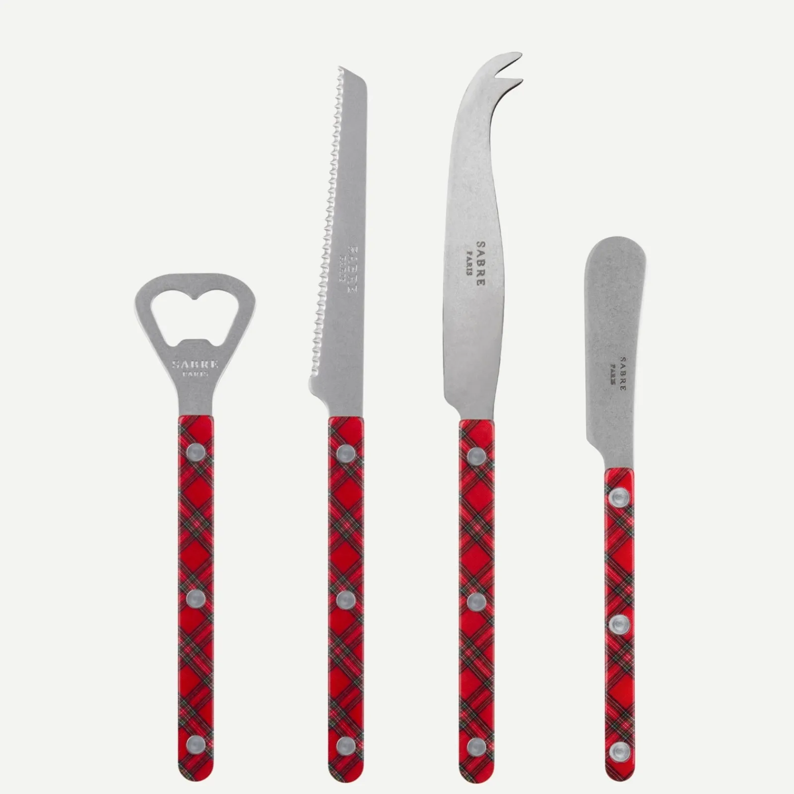 Sabre Paris Bistrot Vintage Tartan, Rouge Cheap