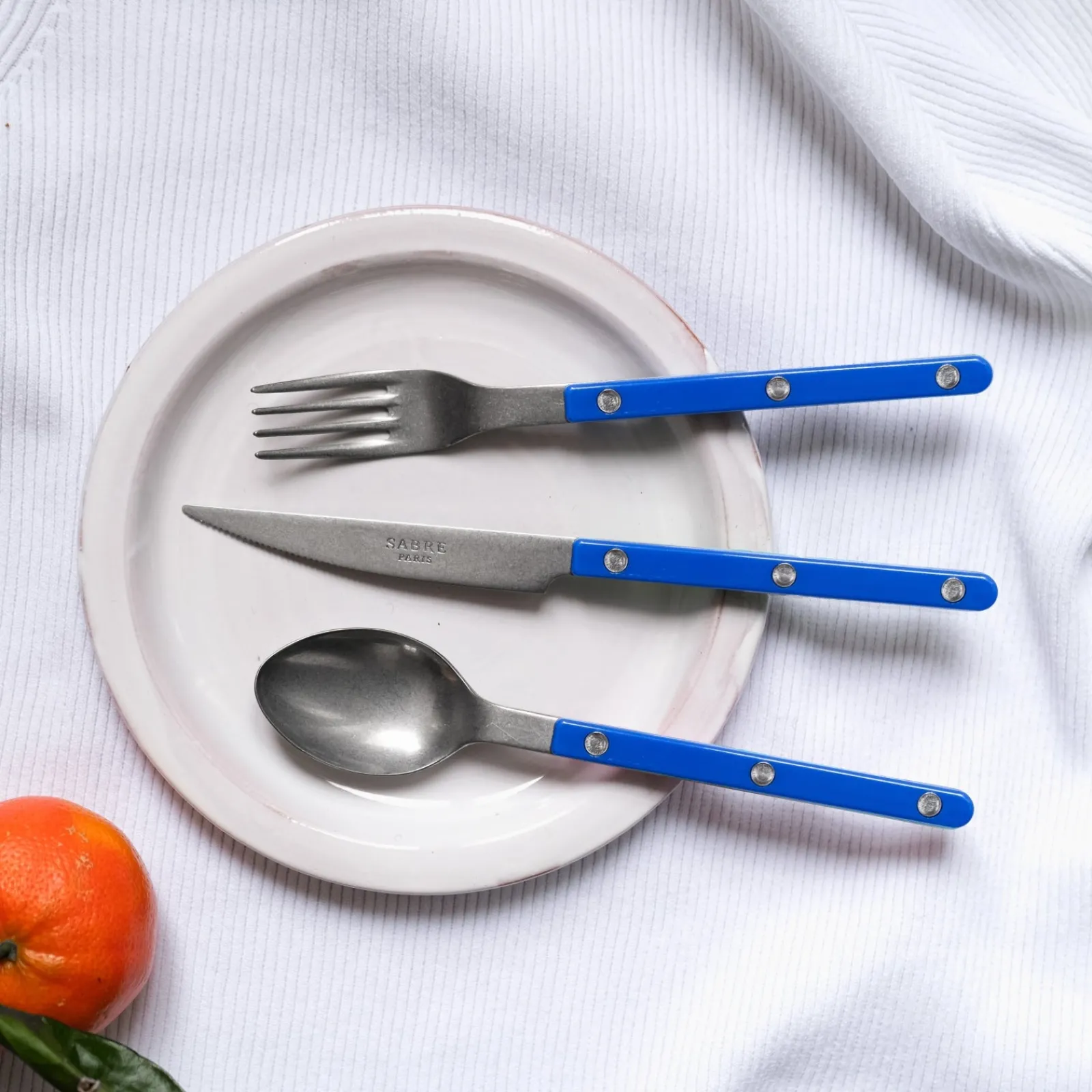Sabre Paris Bistrot Vintage Uni, Bleu outremer Bleuoutremer Outlet