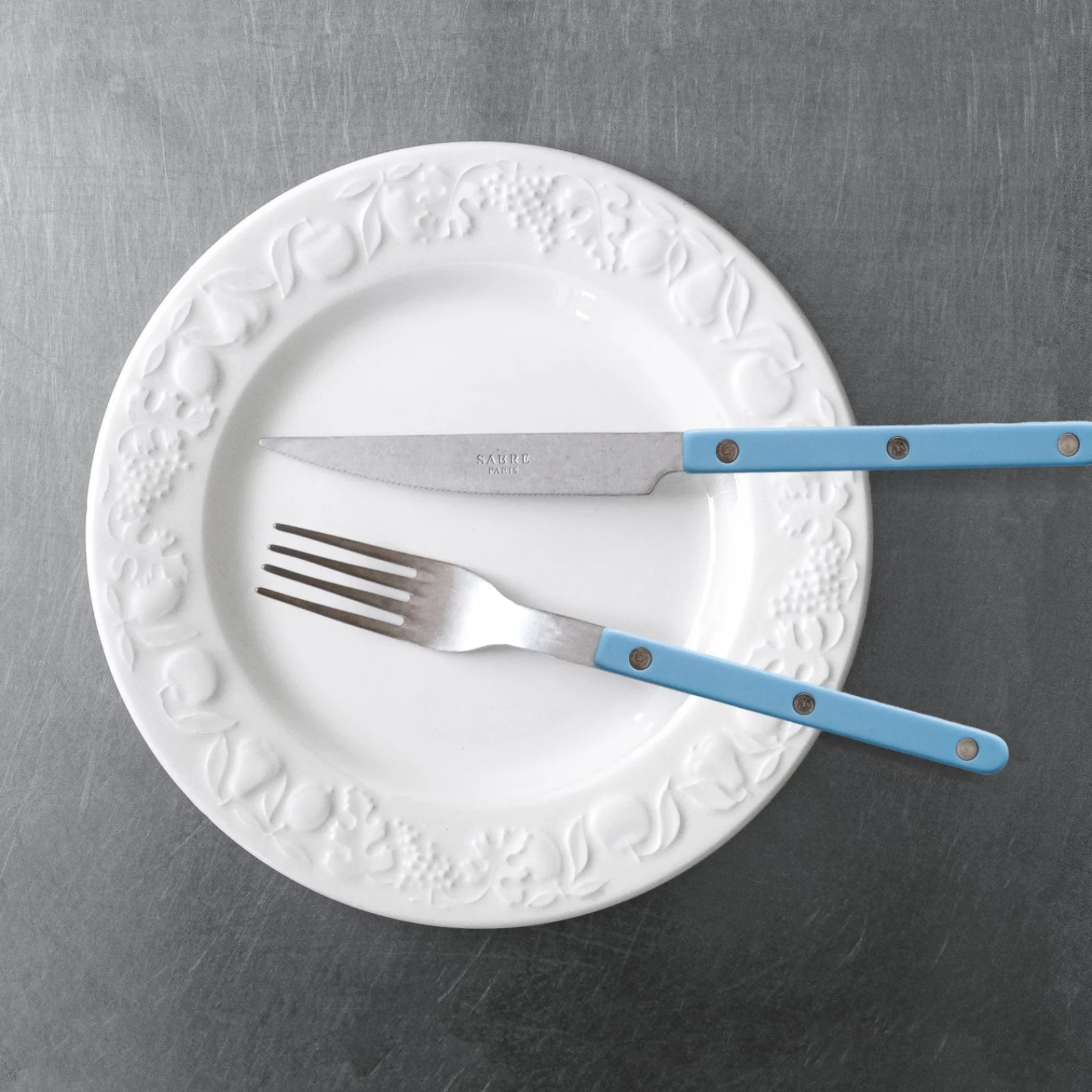 Sabre Paris Bistrot Vintage Uni, Bleu pastel Bleupastel Sale