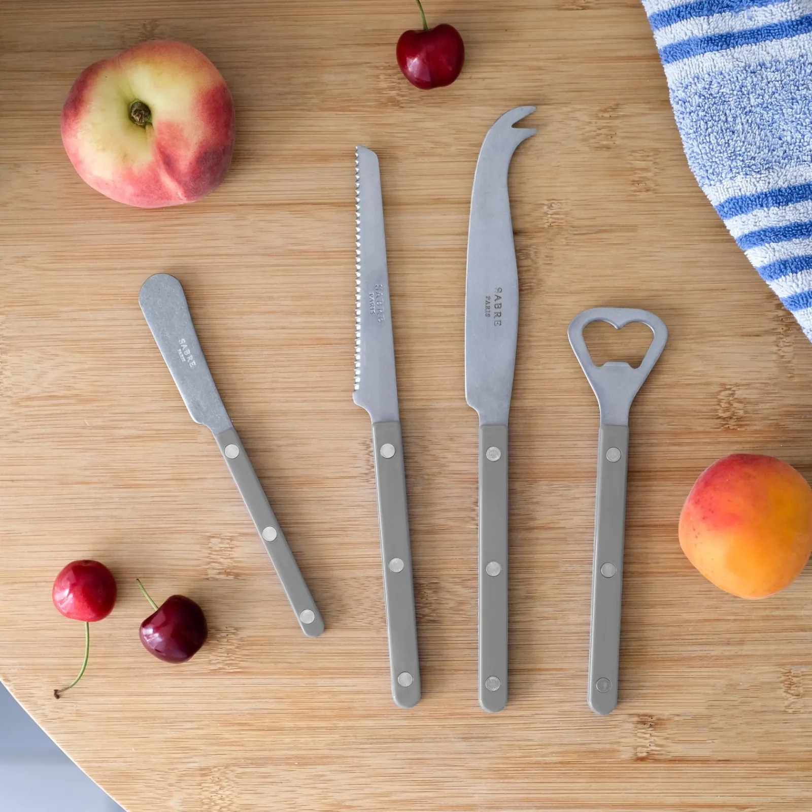 Sabre Paris Bistrot Vintage Uni, Gris Sale
