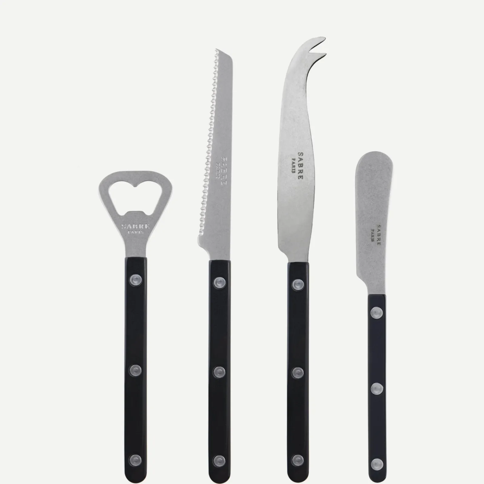 Sabre Paris Bistrot Vintage Uni, Noir Flash Sale