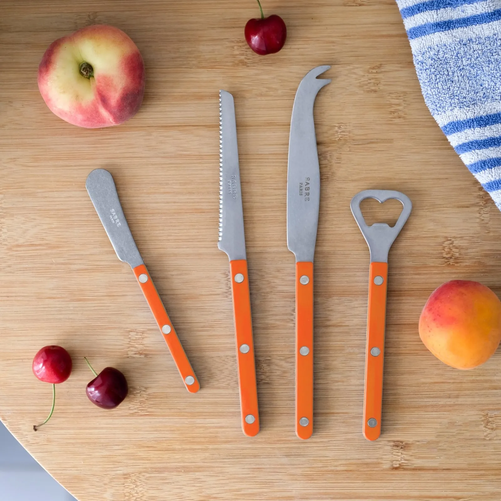Sabre Paris Bistrot Vintage Uni, Orange Hot