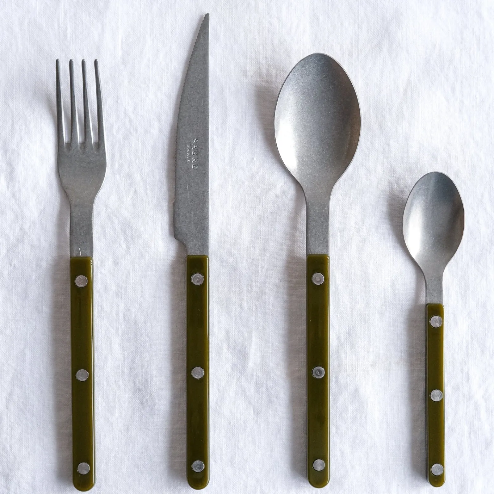 Sabre Paris Bistrot Vintage Uni, Vert fougère Vertfougère New