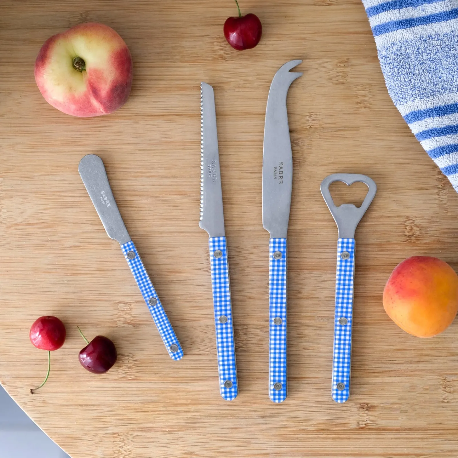 Sabre Paris Bistrot Vintage Vichy, Bleu Cheap