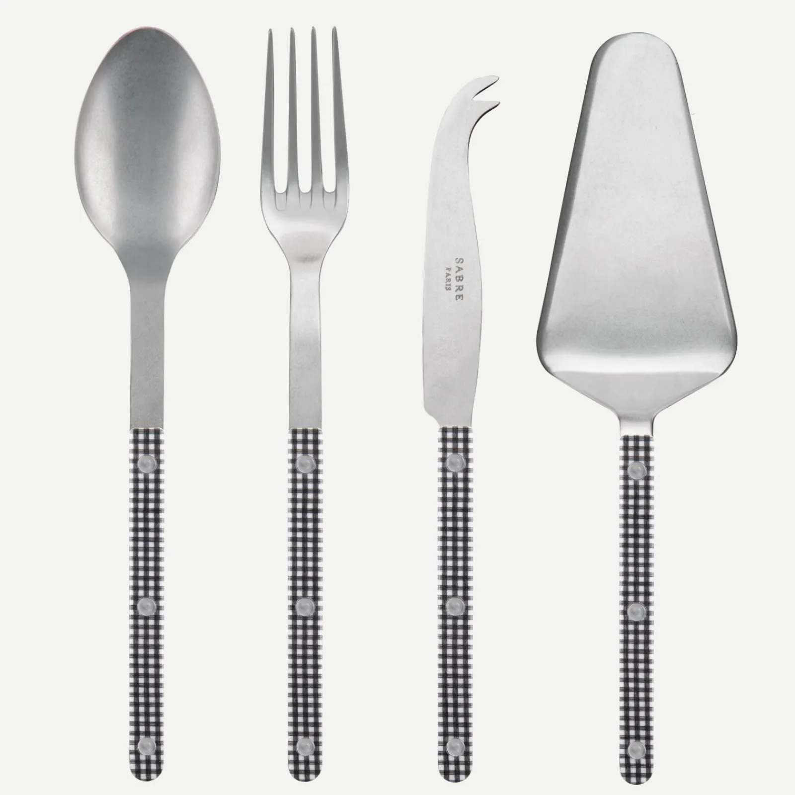 Sabre Paris Bistrot Vintage Vichy, Noir Clearance