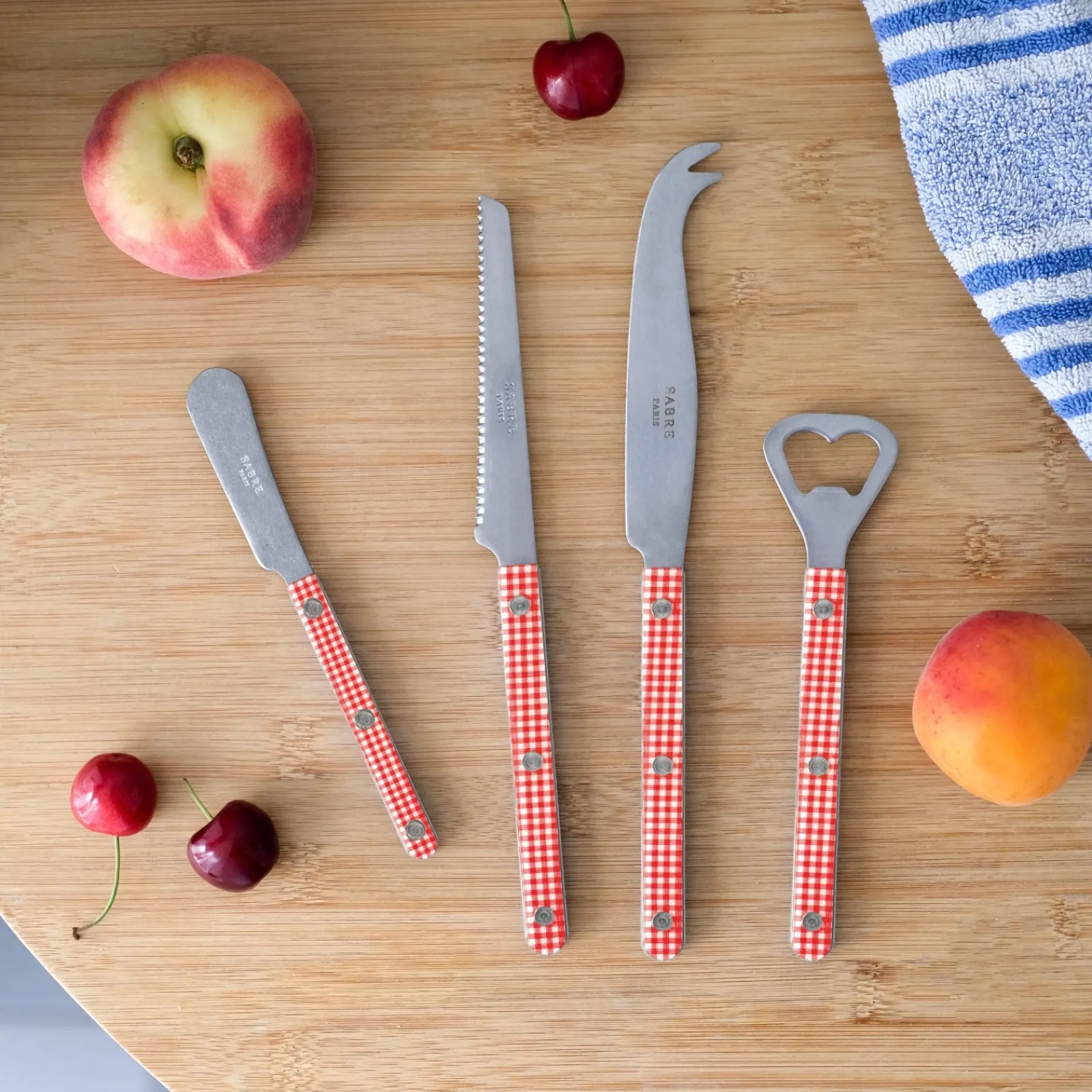 Sabre Paris Bistrot Vintage Vichy, Rouge Sale